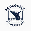 25 Degrees Hervey Bay - Classic Logo T-Shirt