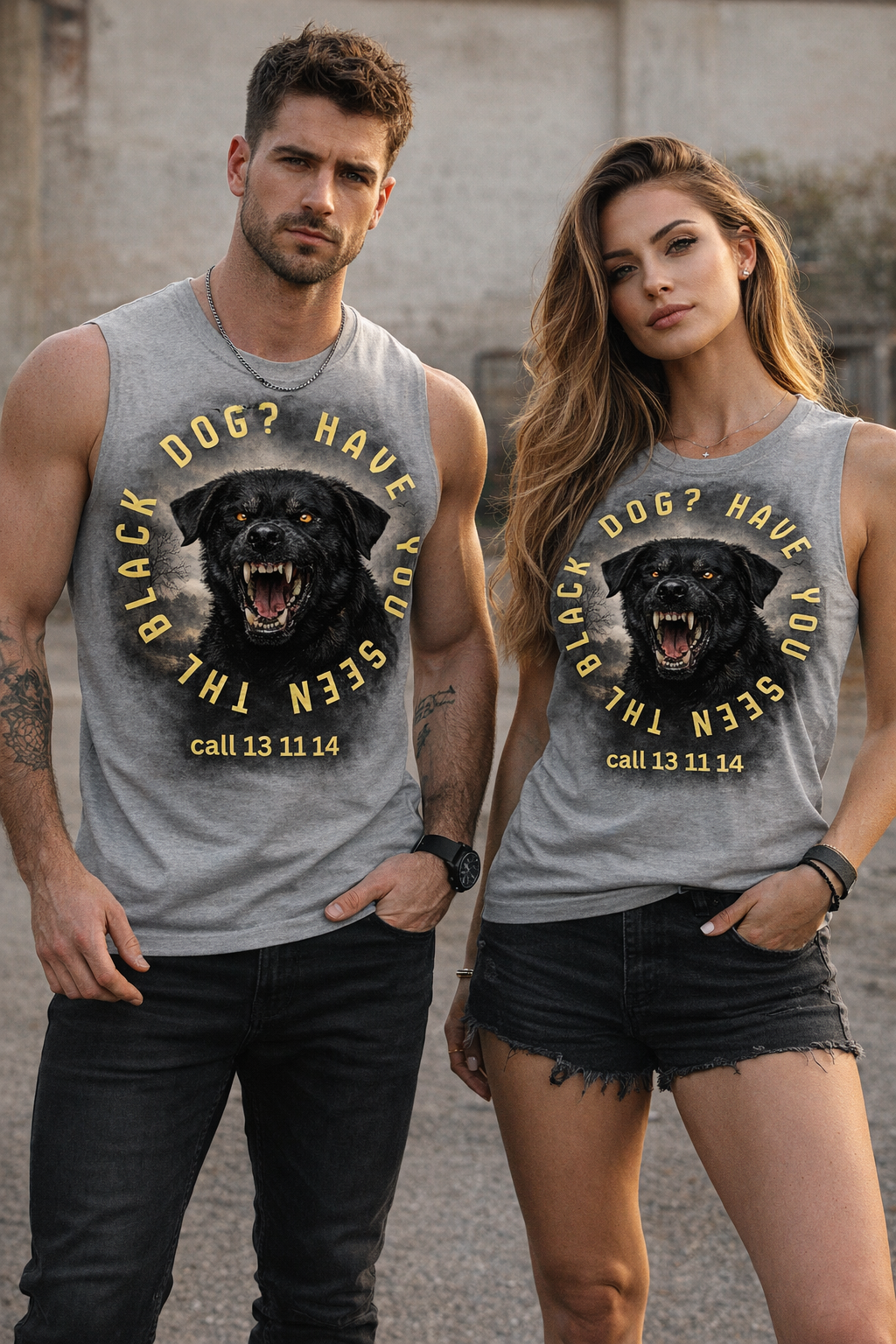 Black Dog - Mental Health Awareness T-Shirt